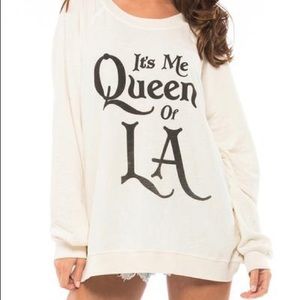 WILDFOX QUEEN OF LA BAGGY BEACH JUMPER